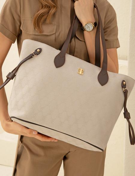 Bej Omuz Çantası - 50297809003