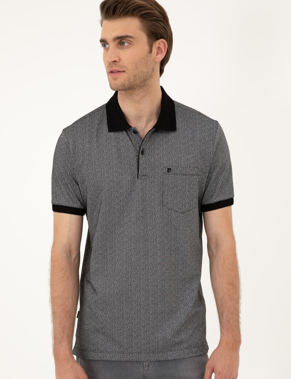 Siyah Regular Fit Tişört - 50288681038