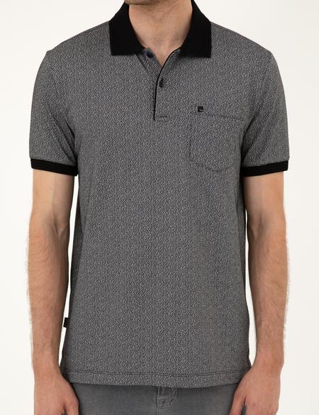 Siyah Regular Fit Tişört - 50288681038