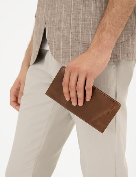 Erkek Kahverengi Deri Cüzdan - 50286948001