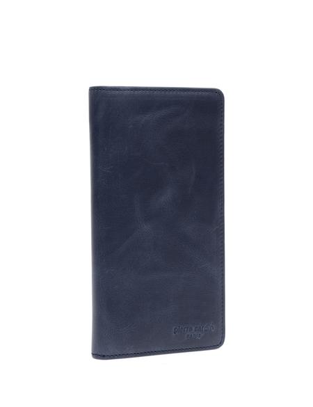Erkek Lacivert Deri Cüzdan - 50286948003
