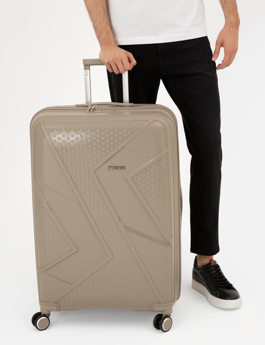 Bej Büyük Boy Valiz