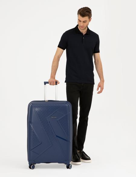 Lacivert Büyük Boy Valiz - 50294156002