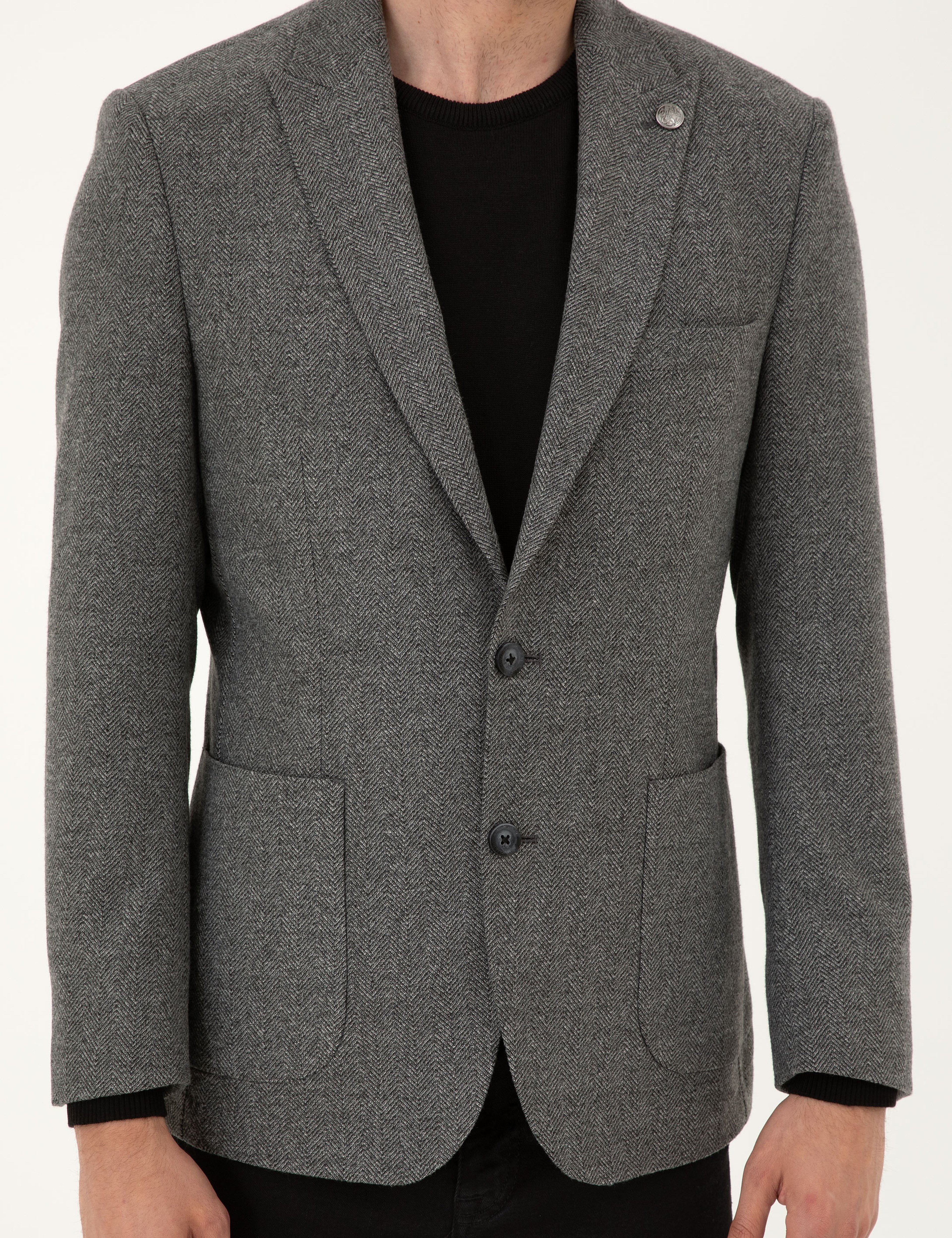 Füme Slim Fit Ceket - Image 6