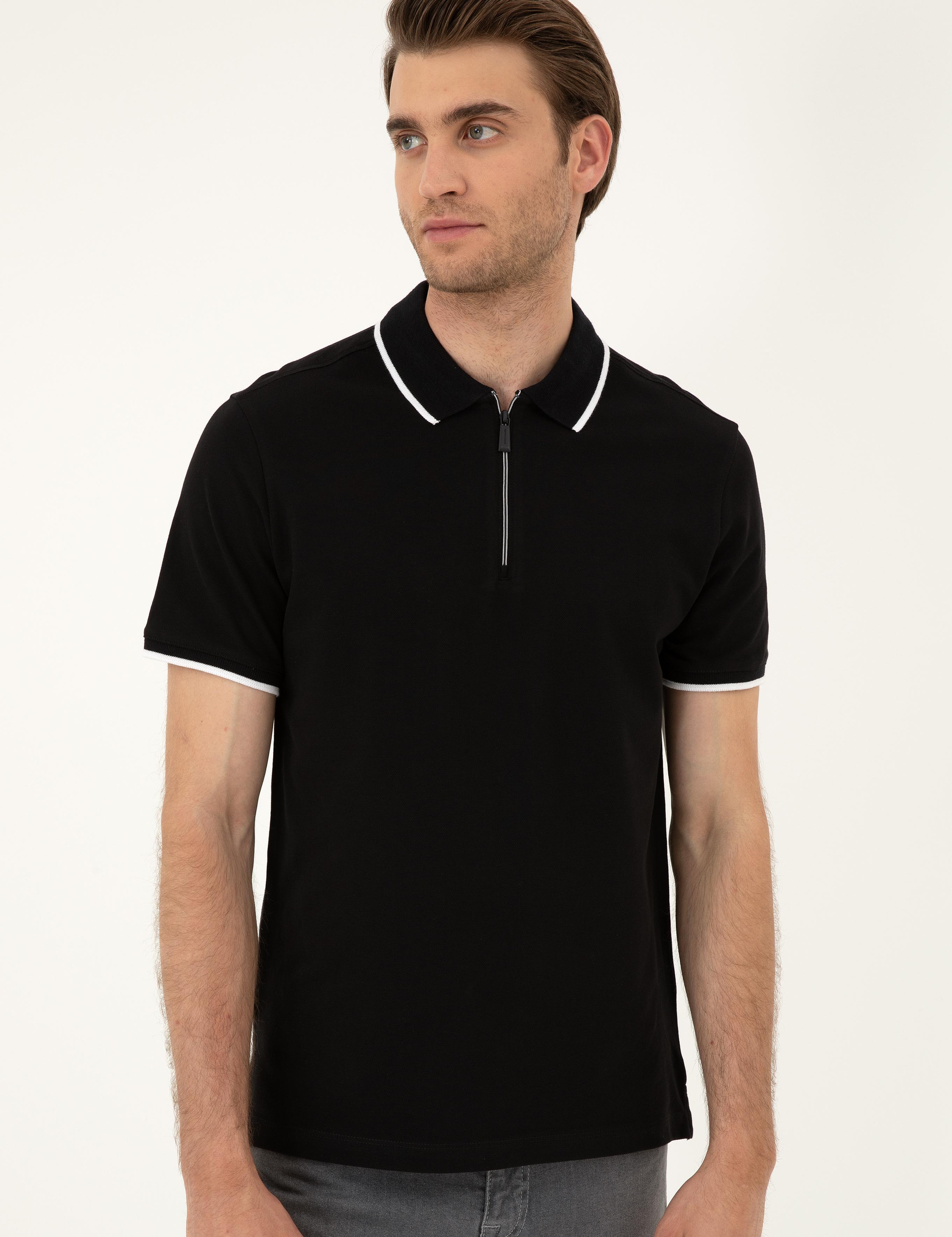 Siyah Slim Fit Tişört