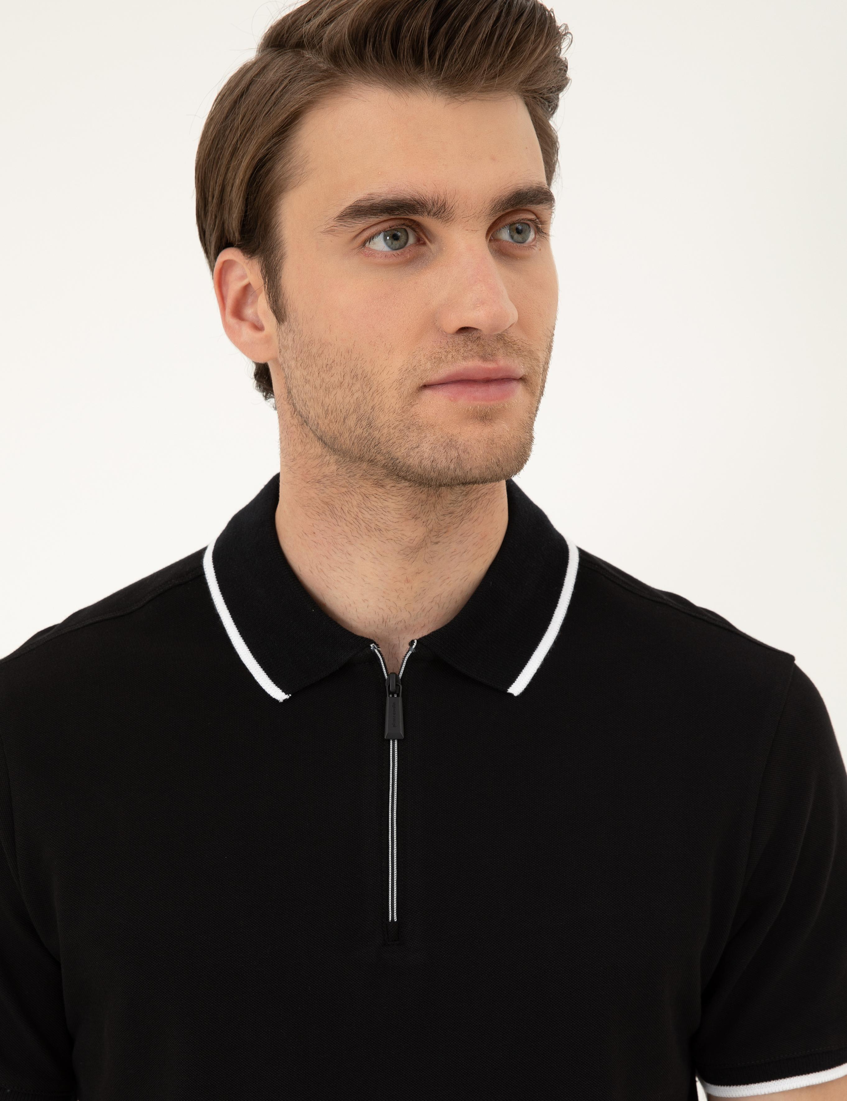 Siyah Slim Fit Tişört