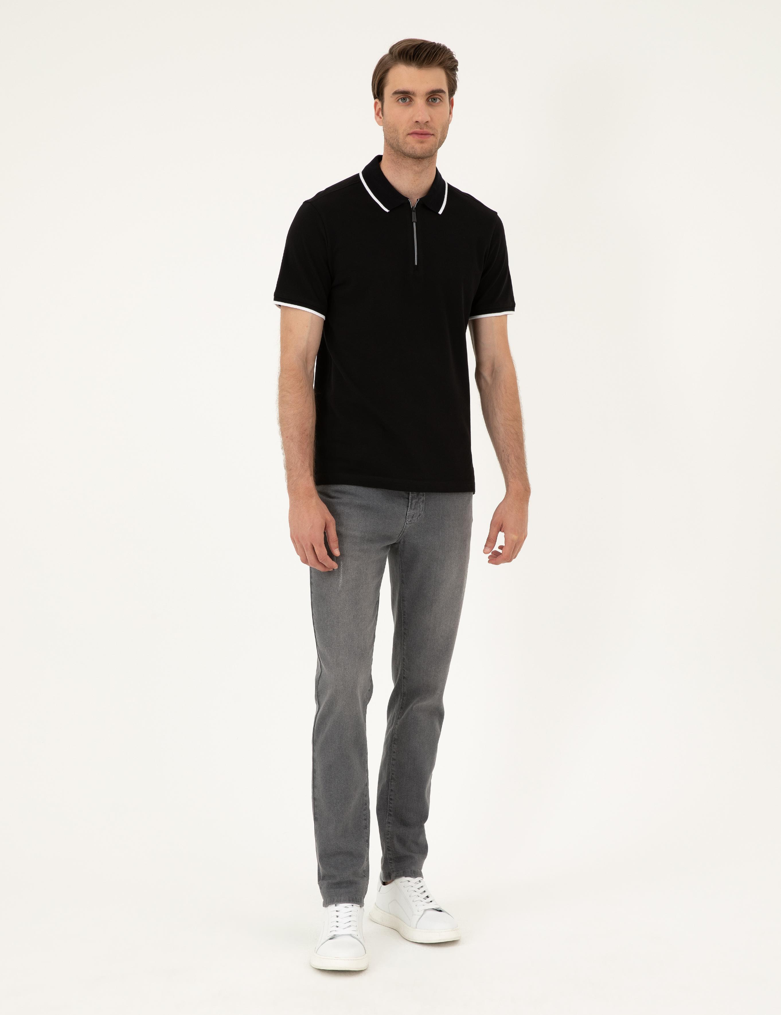 Siyah Slim Fit Tişört