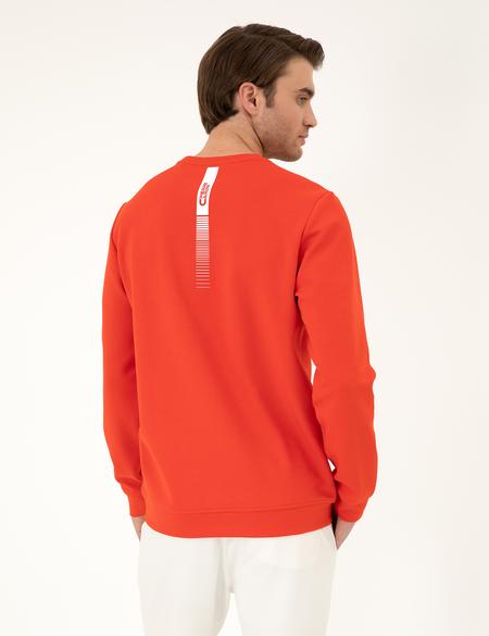 Kırmızı Regular Fit Sweatshirt - 50285179047