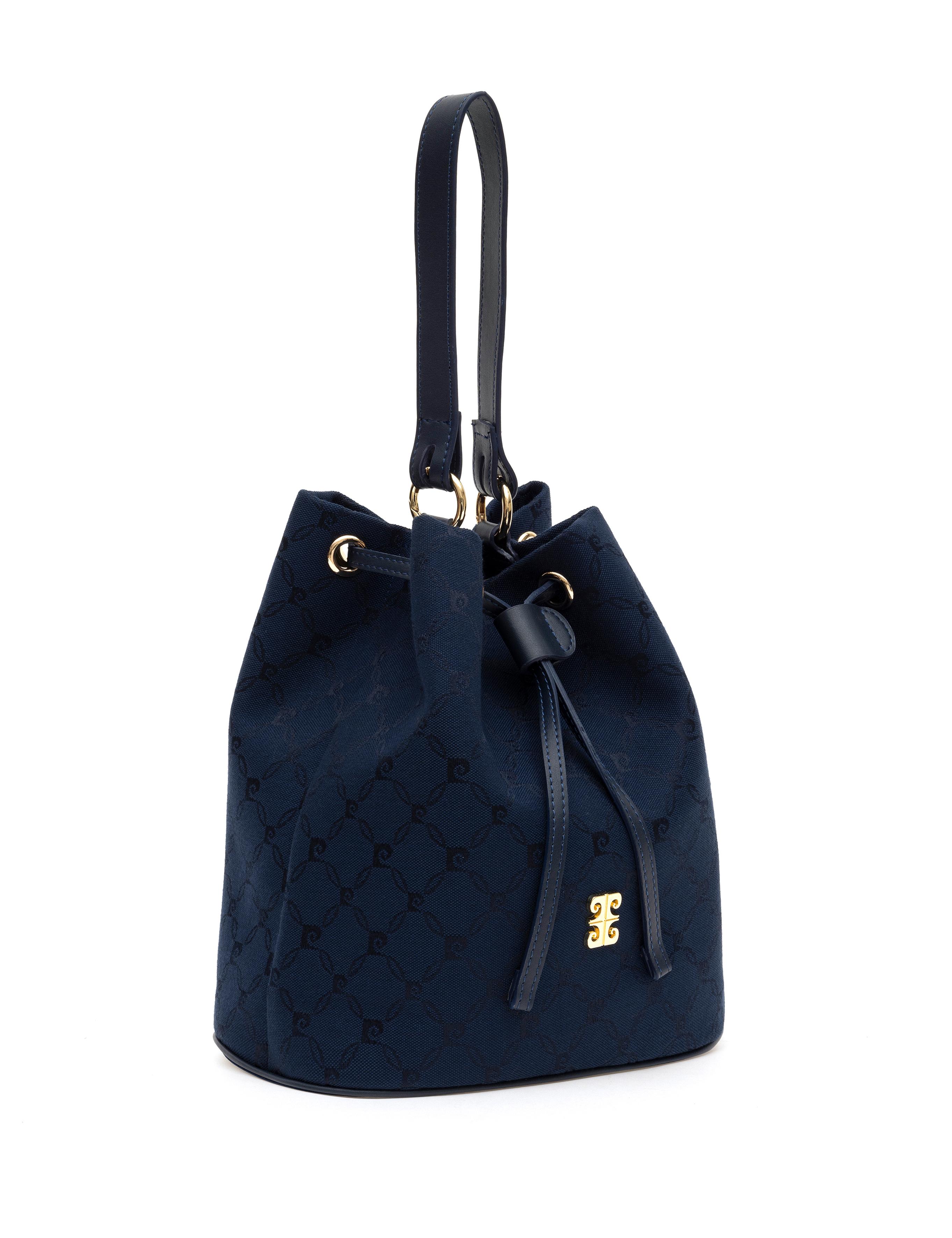 Lacivert Büzgülü  Çanta