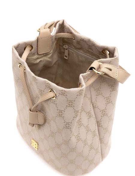 Bej Büzgülü Çanta - 50297600001