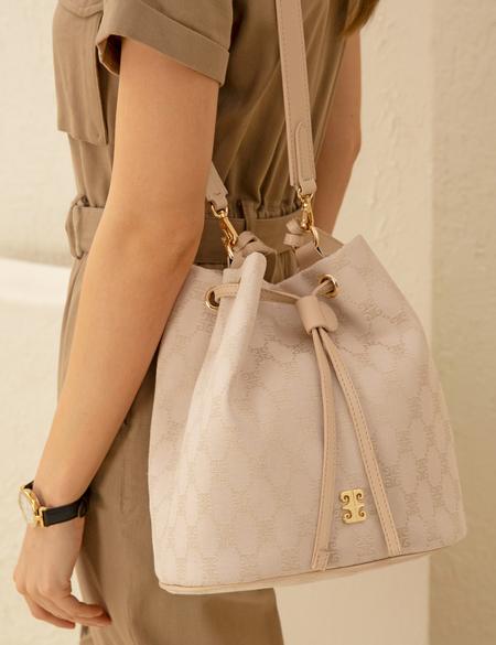 Bej Büzgülü Çanta - 50297600001