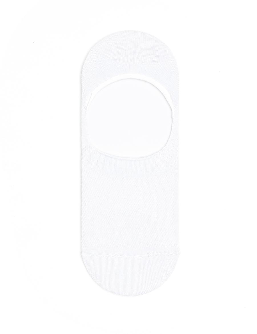 Erkek Bambu Karışımlı Beyaz Babet Basic Çorap