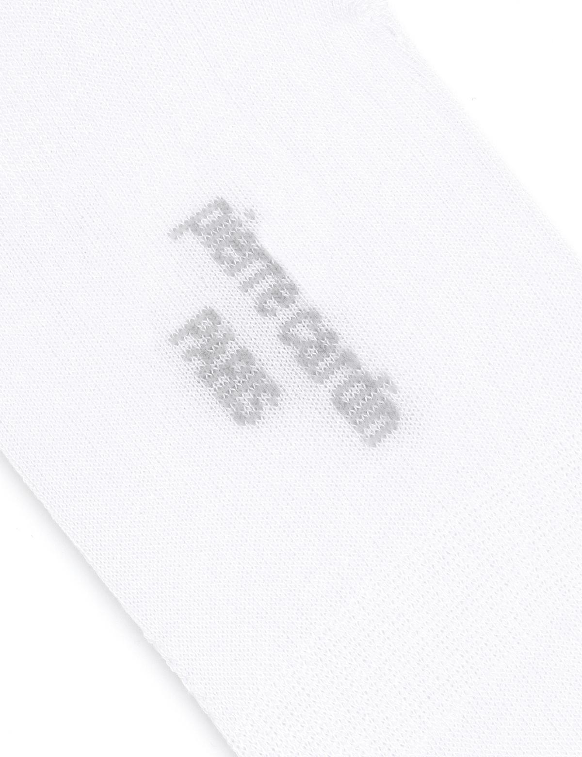 Erkek Bambu Karışımlı Beyaz Babet Desenli Çorap - 50291777005