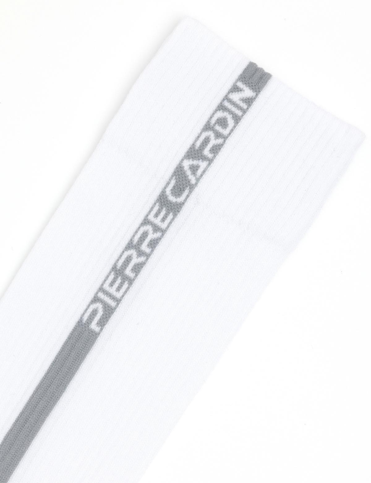 Erkek Pamuk Karışımlı Gri Soket Desenli Çorap - 50291781002