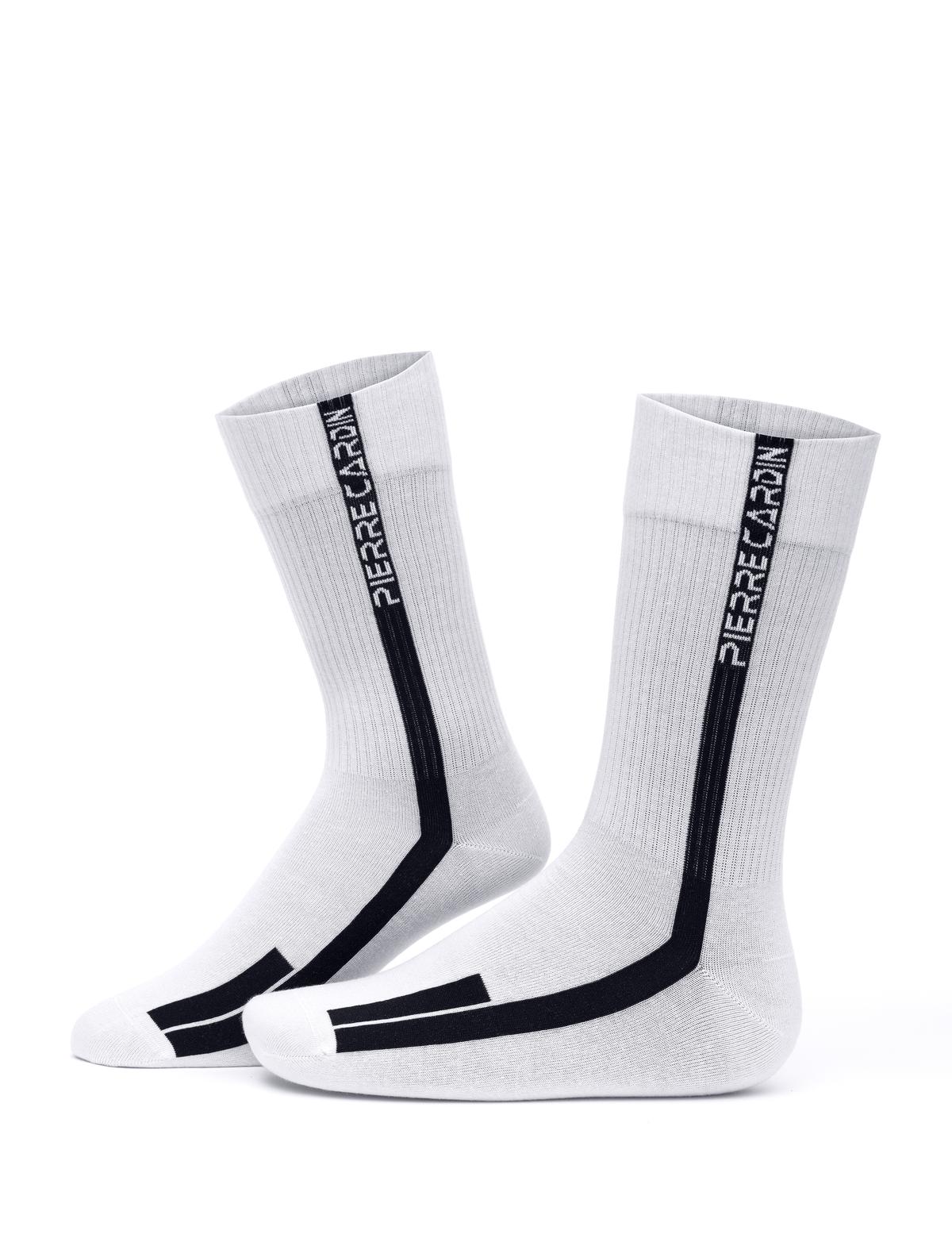 Erkek Pamuk Karışımlı Lacivert Soket Desenli Çorap