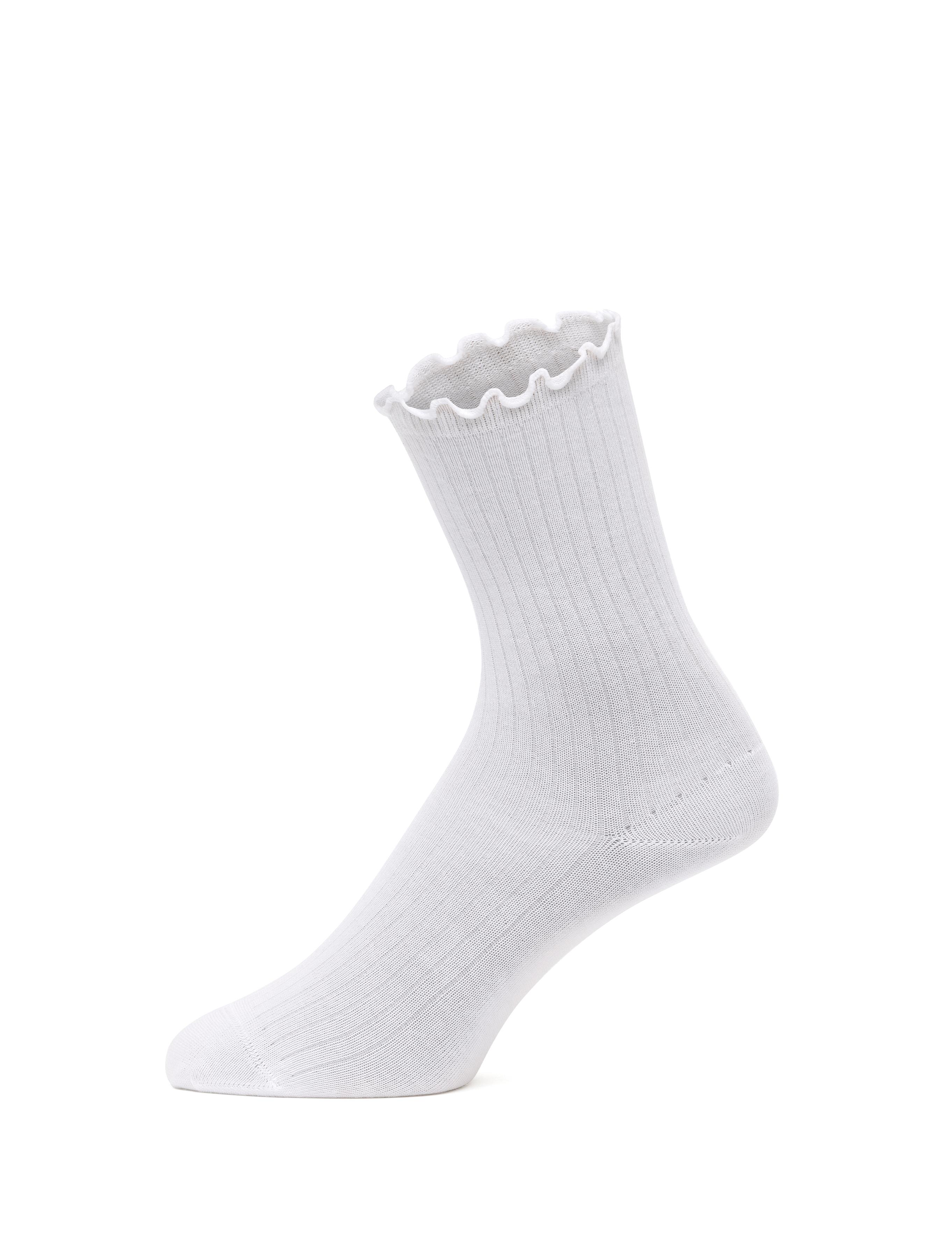 Kadın Beyaz Soket Çorap