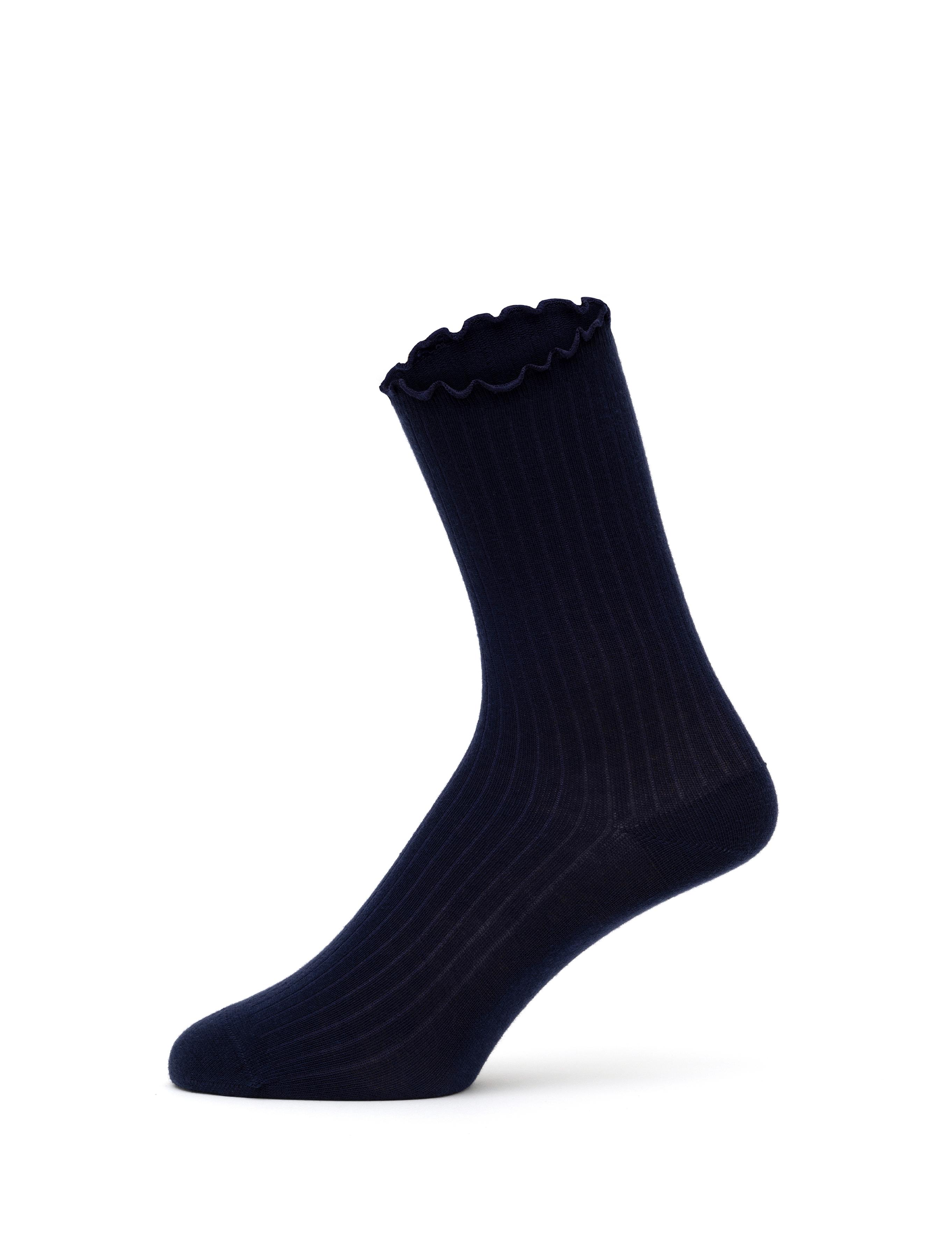 Kadın Lacivert Soket Çorap