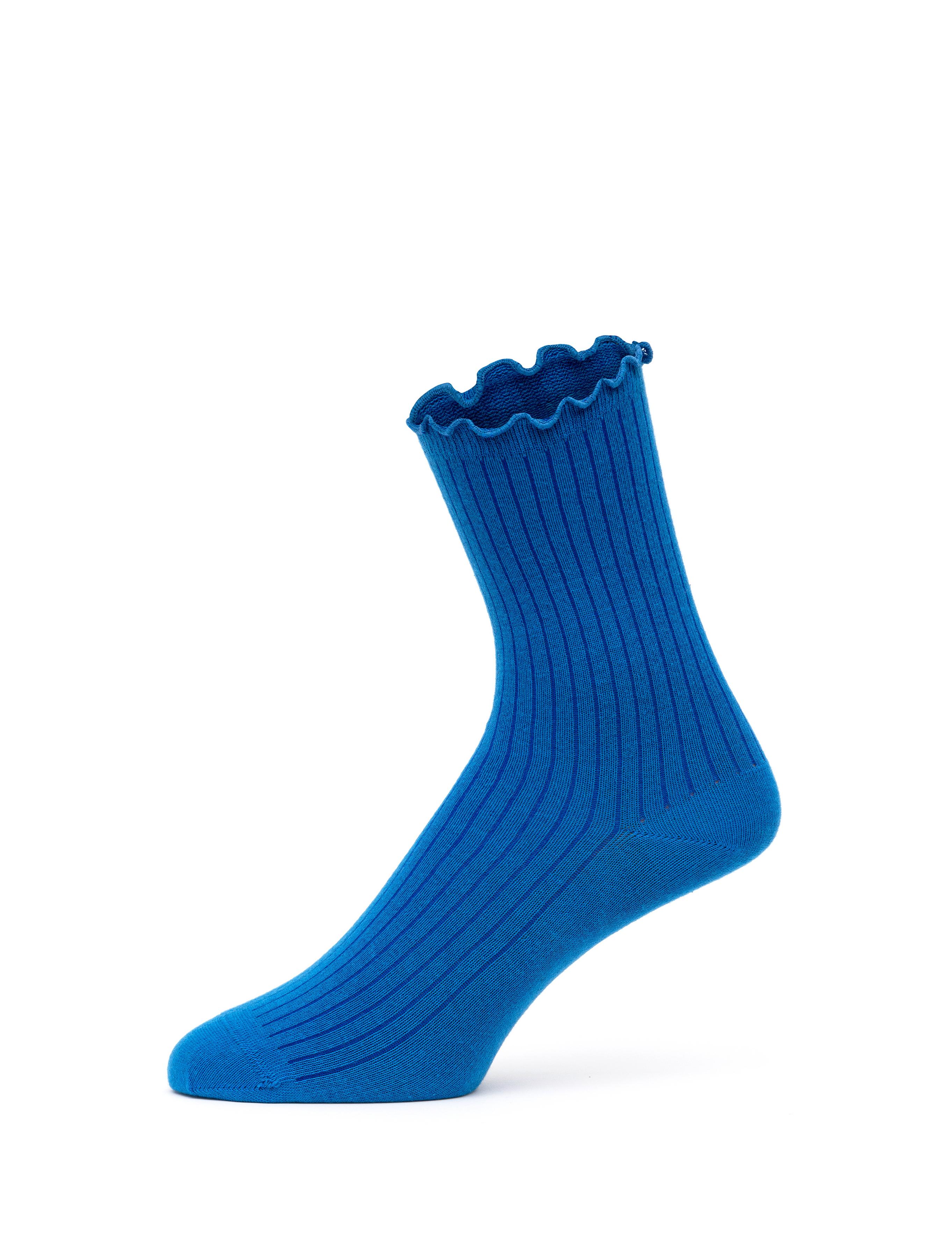 Kadın Mavi Soket Çorap