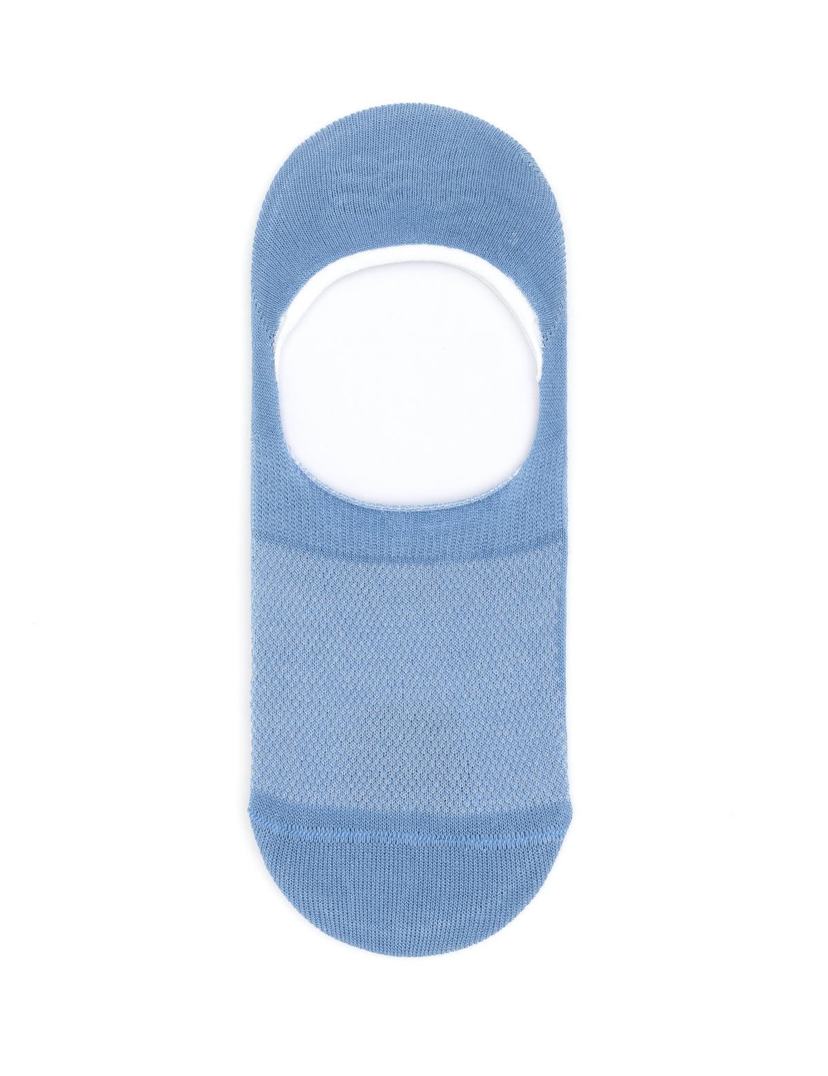 Erkek Bambu Karışımlı Mavi Babet Desenli Çorap - 50291777003