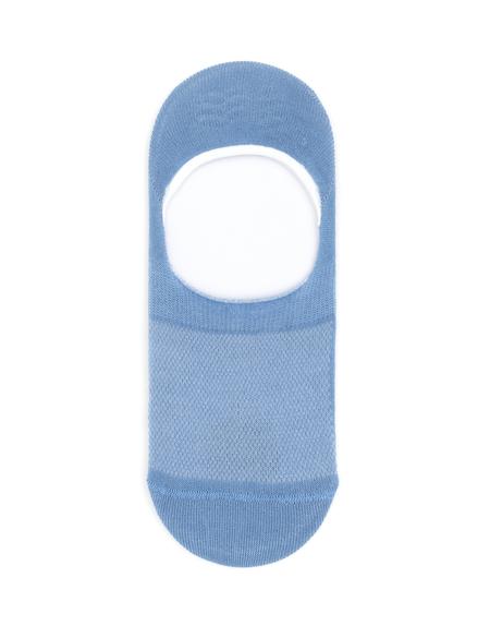 Erkek Bambu Karışımlı Mavi Babet Desenli Çorap - 50291777003