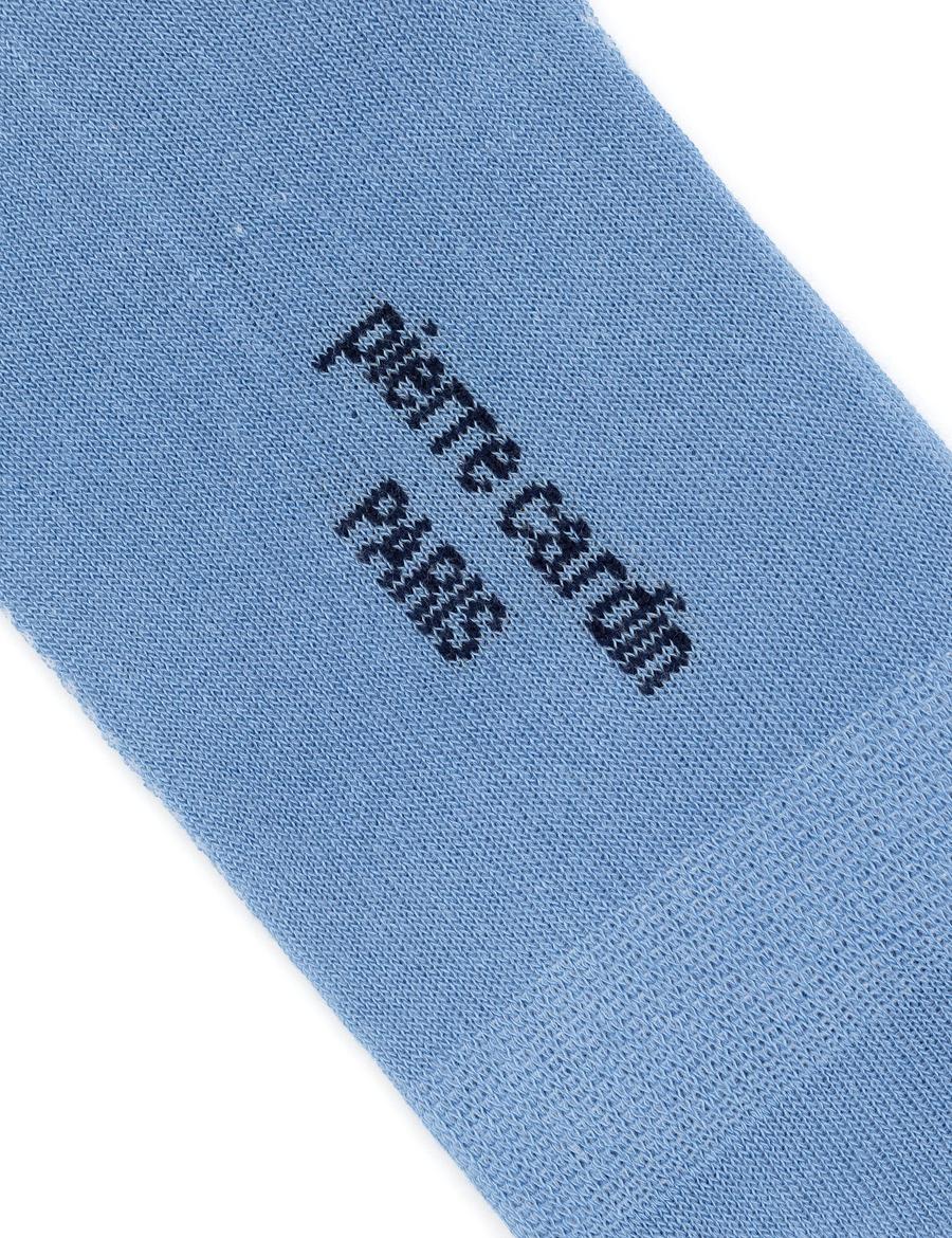 Erkek Bambu Karışımlı Mavi Babet Desenli Çorap