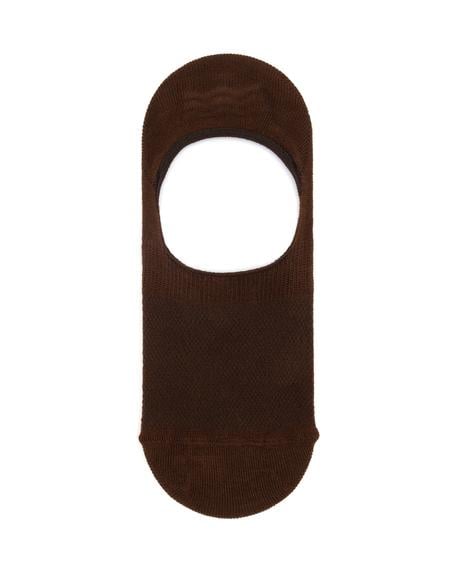 Erkek Bambu Karışımlı Kahverengi Babet Desenli Çorap - 50291777004