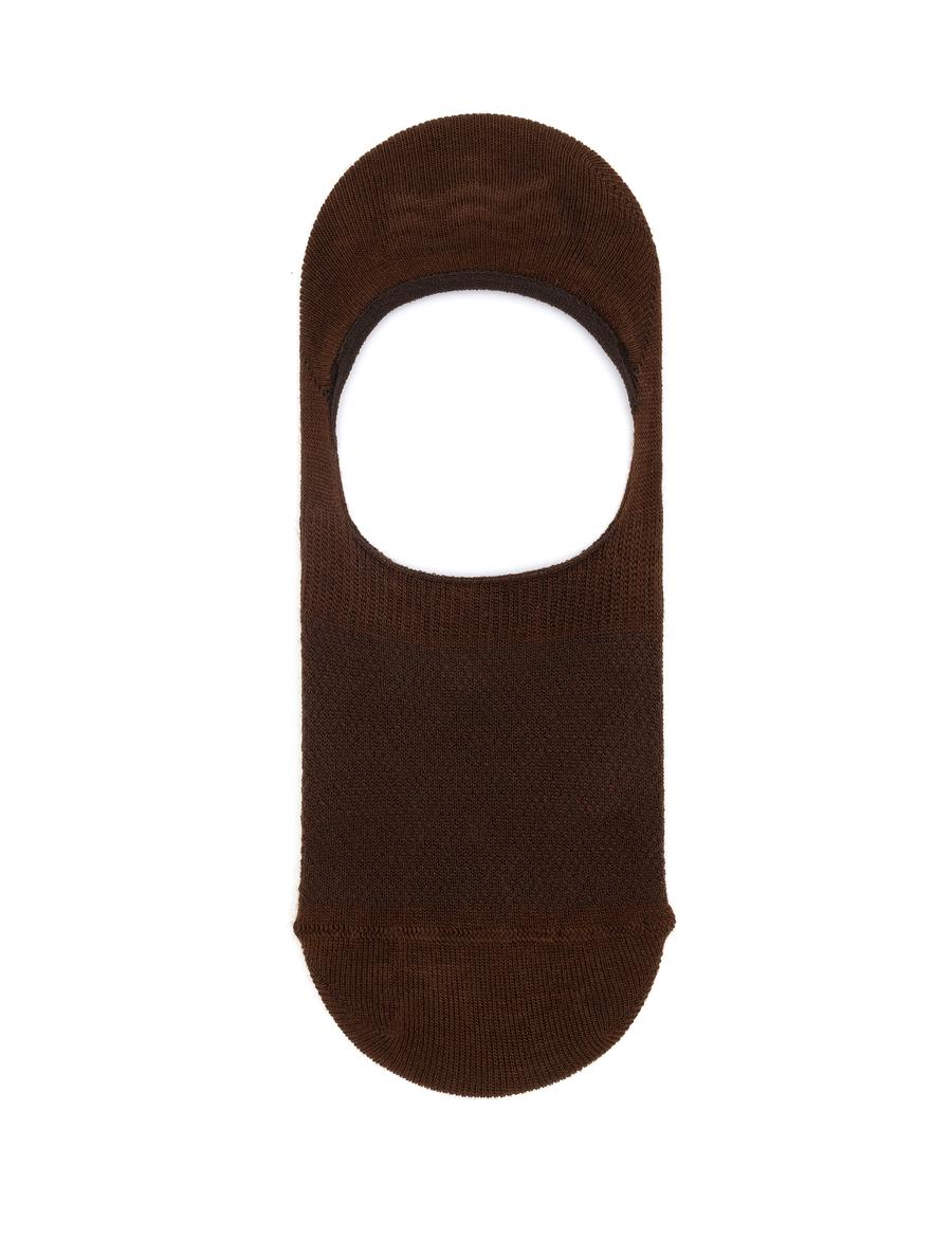 Erkek Bambu Karışımlı Kahverengi Babet Desenli Çorap