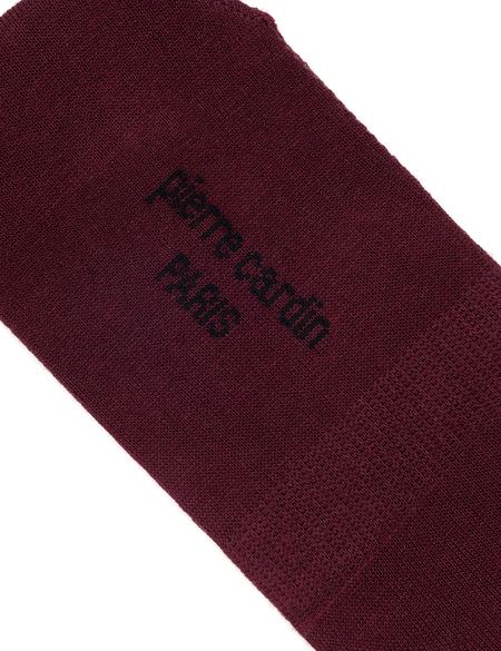 Erkek Bambu Karışımlı Bordo Babet Desenli Çorap - 50291777006