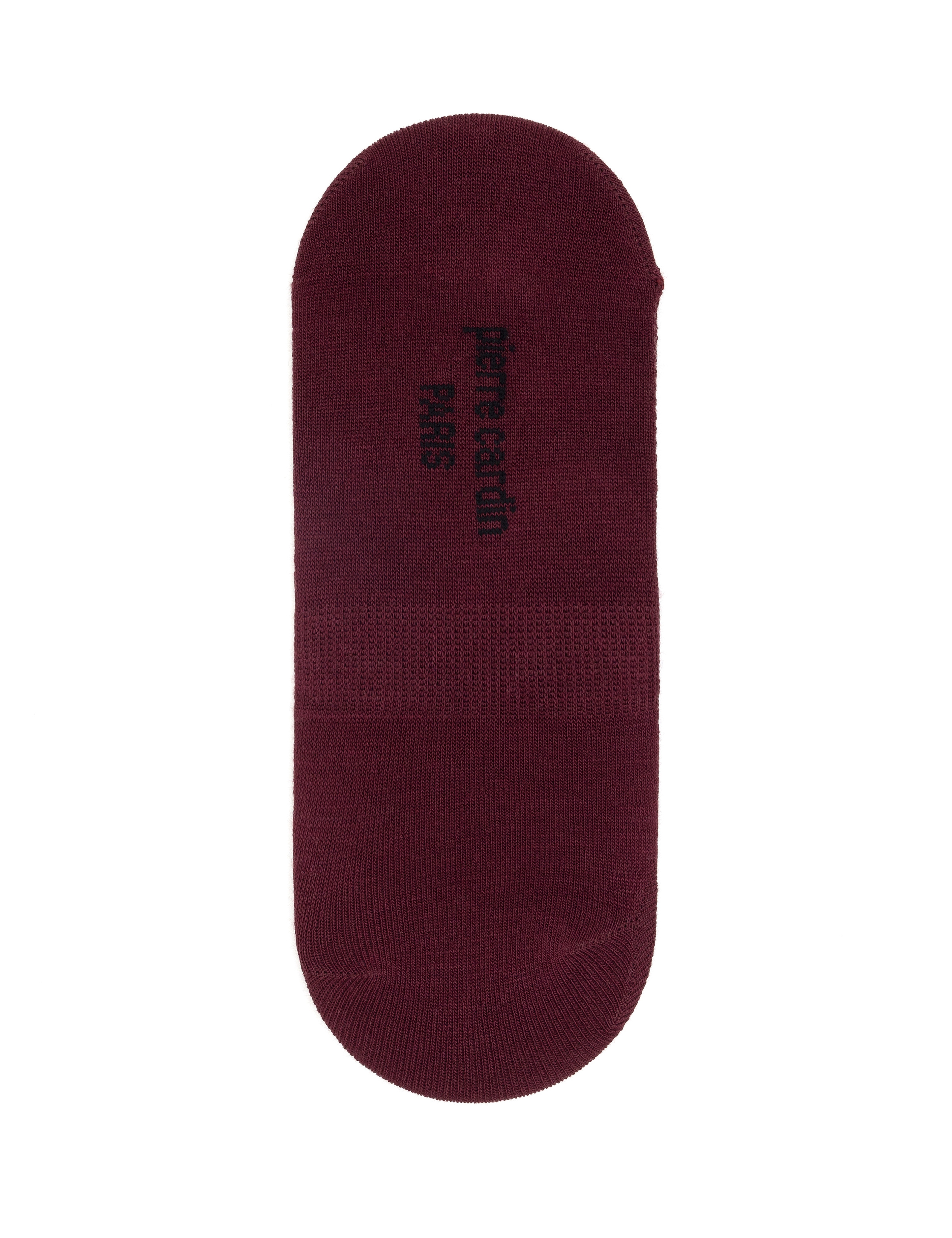 Erkek Bambu Karışımlı Bordo Babet Desenli Çorap - Image 3