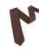 Kahverengi İpek Kravat
