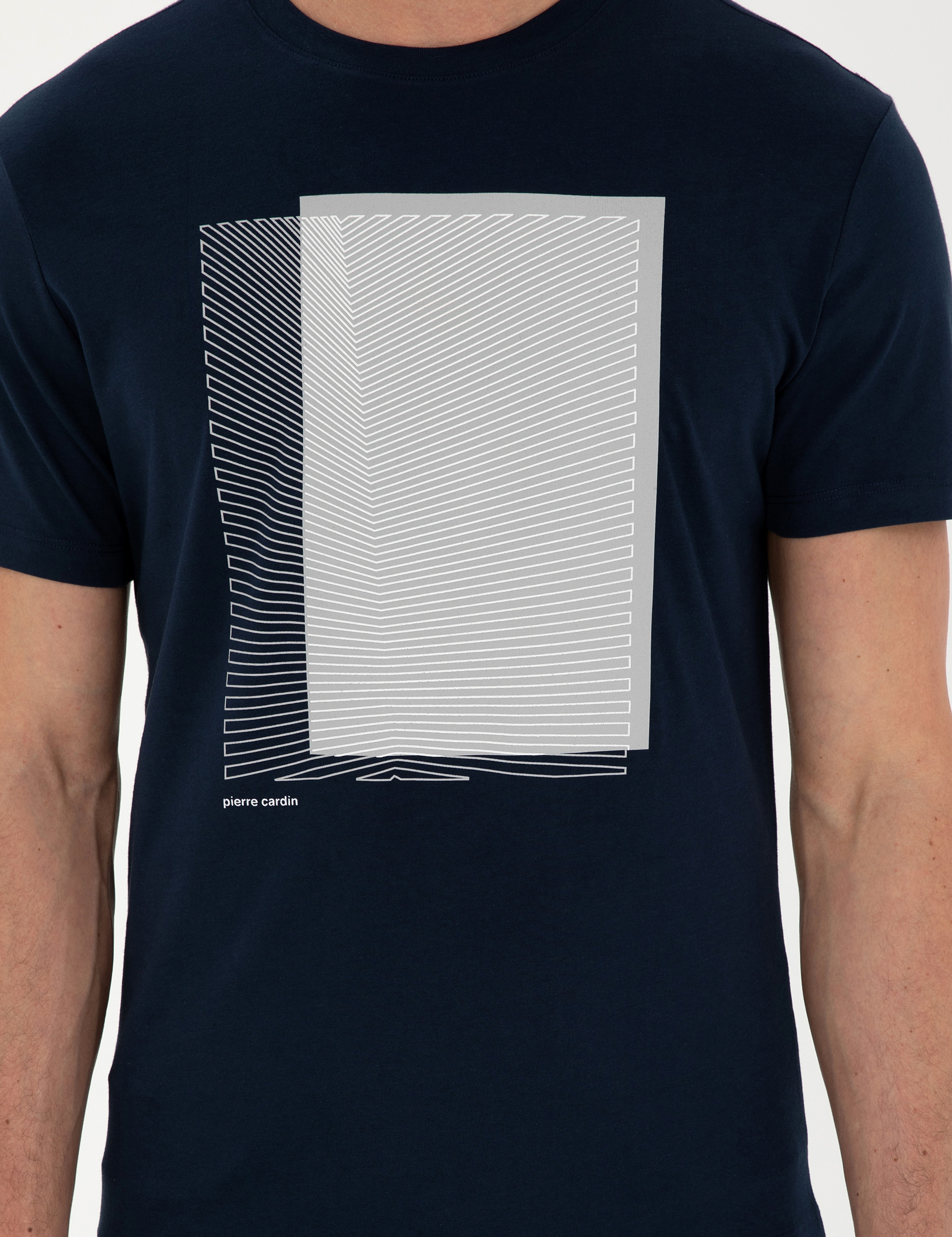 Lacivert Slim Fit Tişört - Image 6