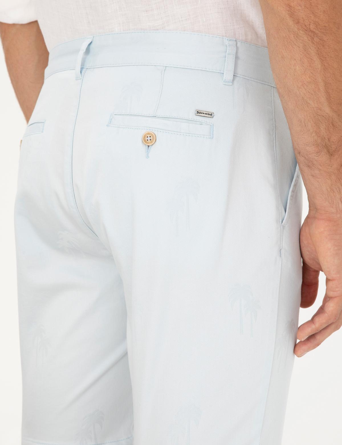 Mavi Slim Fit Dokuma Şort - 50284277033