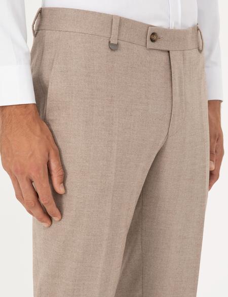 Bej Ex. Slim Fit Kumaş Pantolon - 50295056075