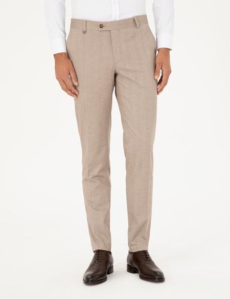 Bej Ex. Slim Fit Kumaş Pantolon - 50295056075