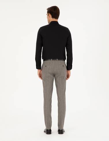 Gri Ex. Slim Fit Kumaş Pantolon