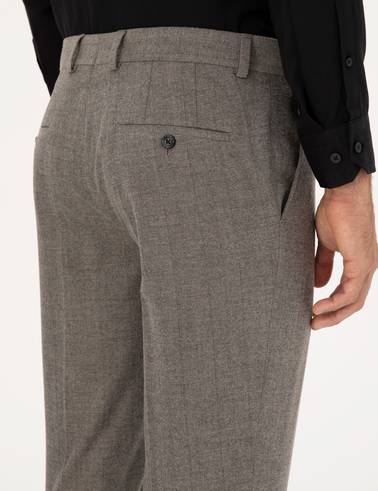 Gri Ex. Slim Fit Kumaş Pantolon