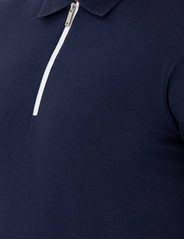Lacivert Slim Fit Tişört