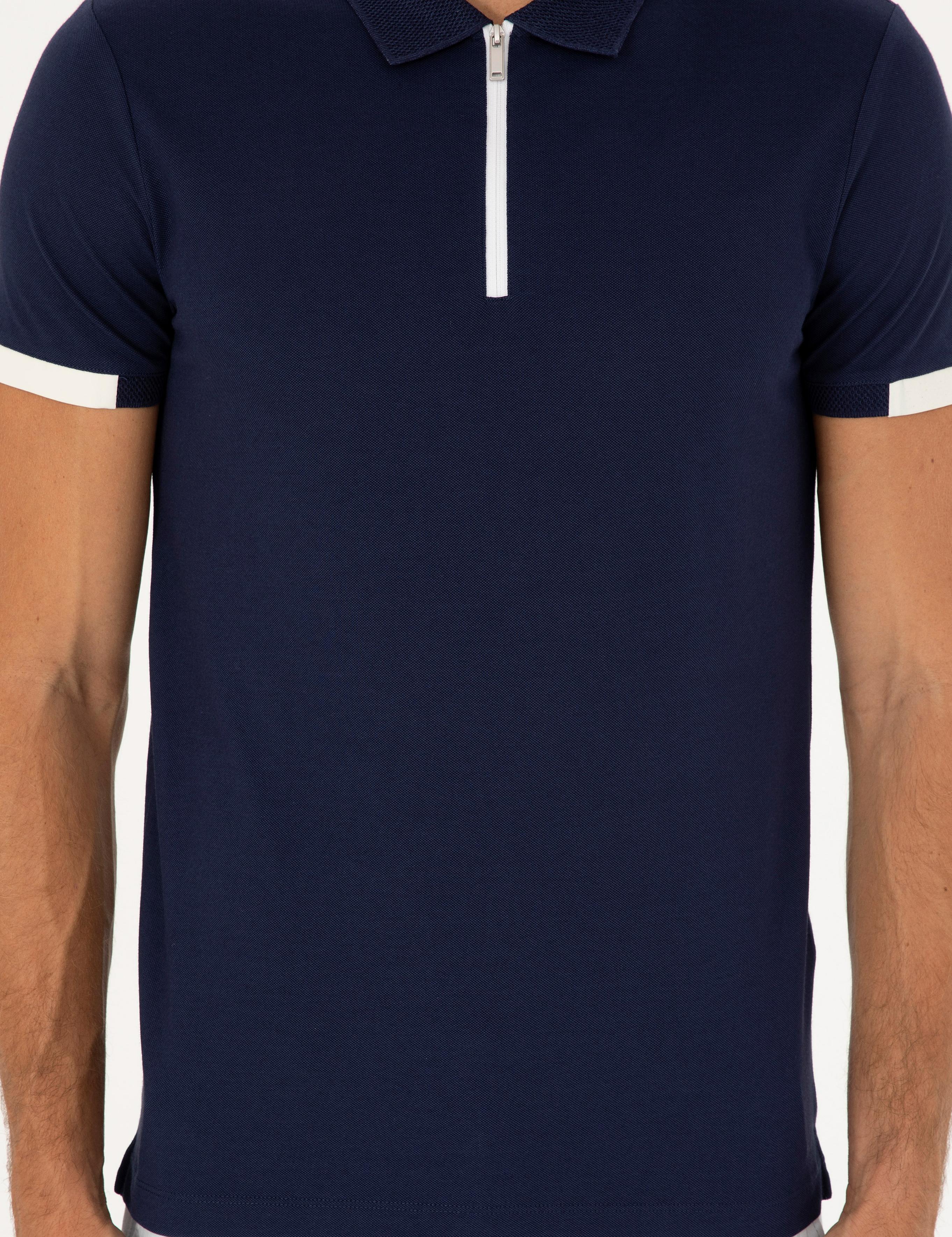 Lacivert Slim Fit Tişört