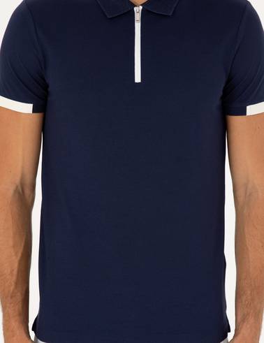 Lacivert Slim Fit Tişört