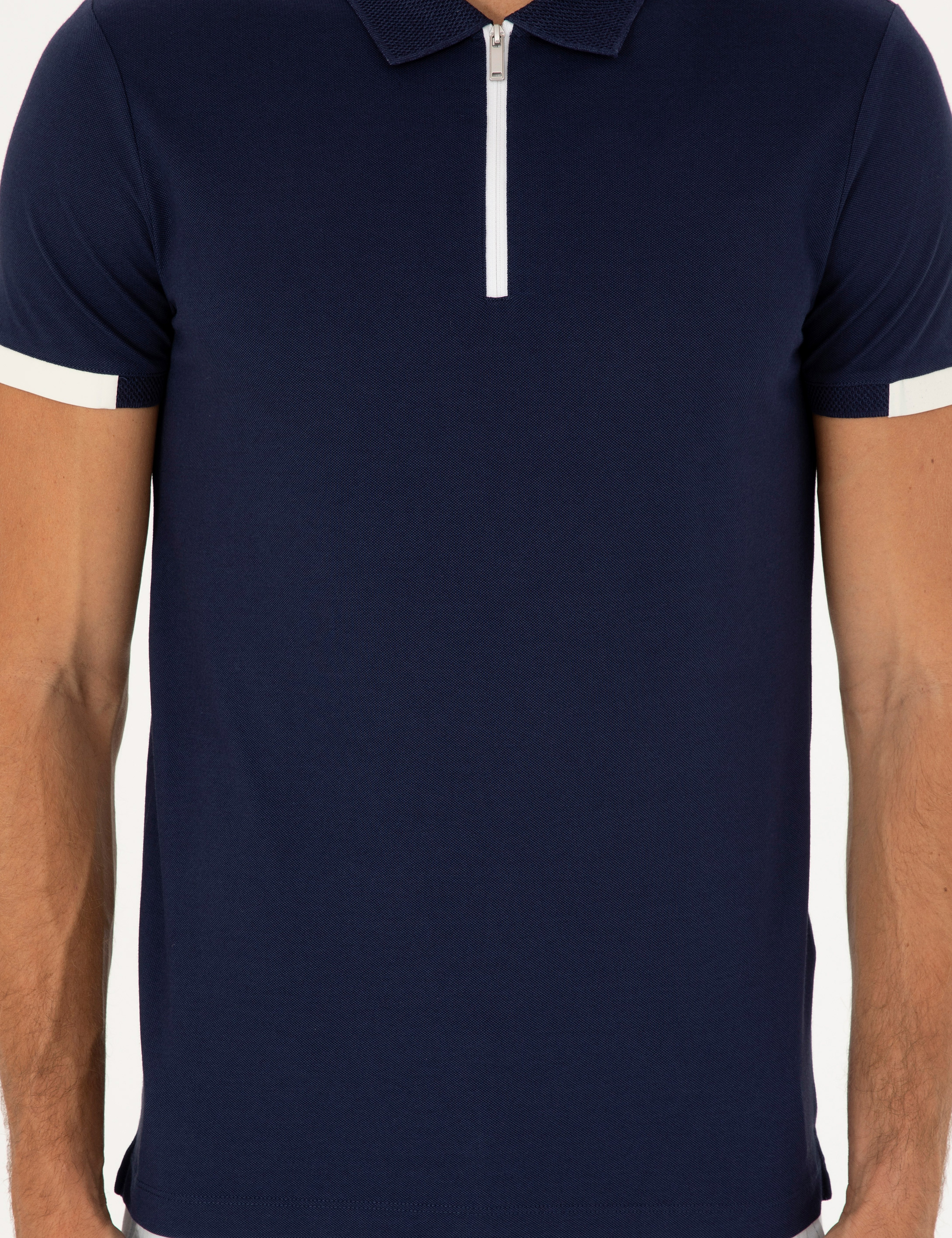 Lacivert Slim Fit Tişört - Image 6