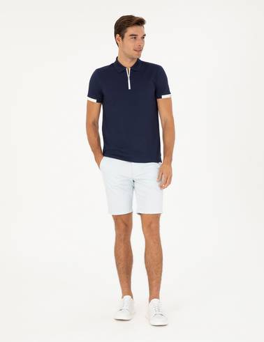 Lacivert Slim Fit Tişört