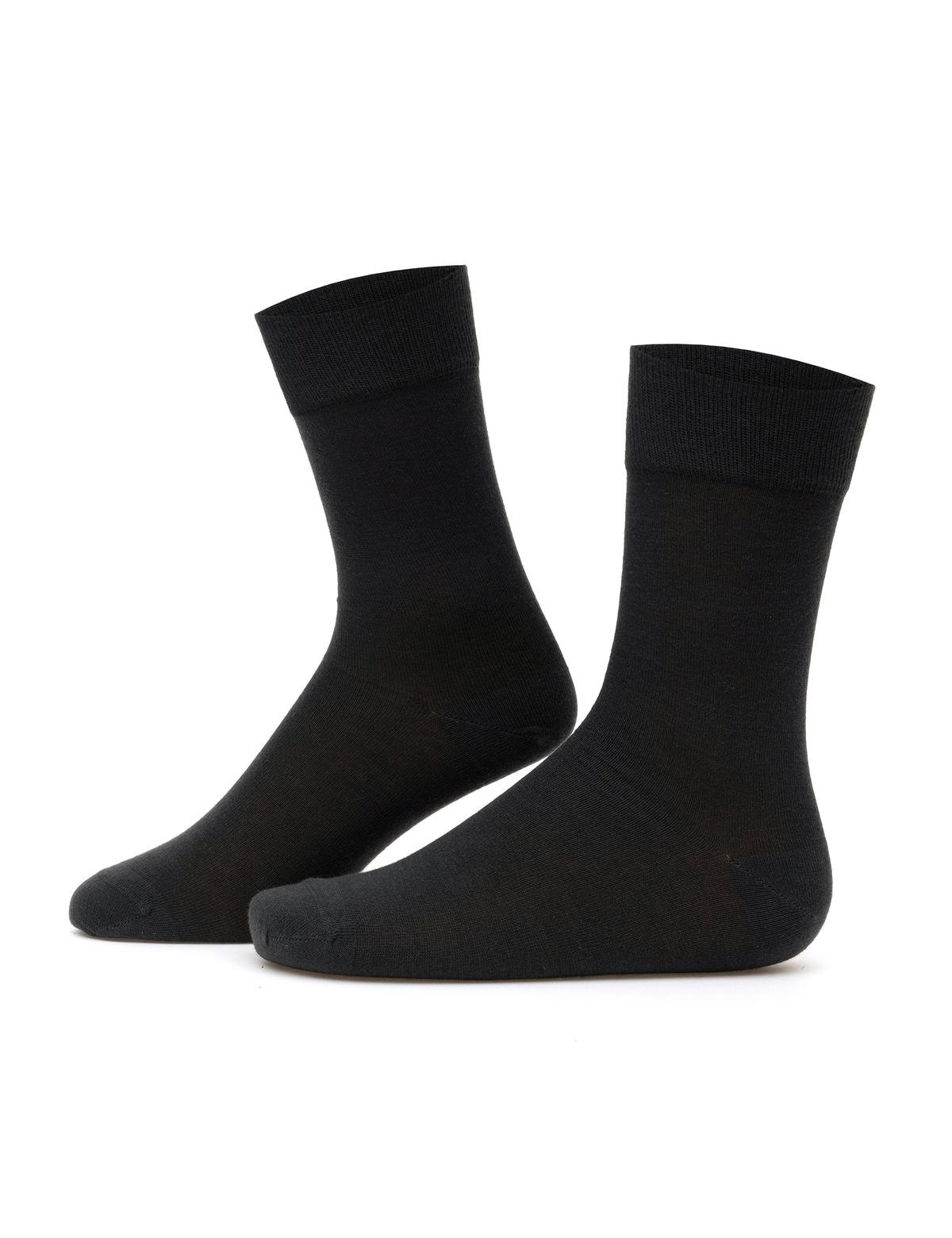 Erkek Modal Pamuk Karışımlı Antrasit Soket Basic Çorap