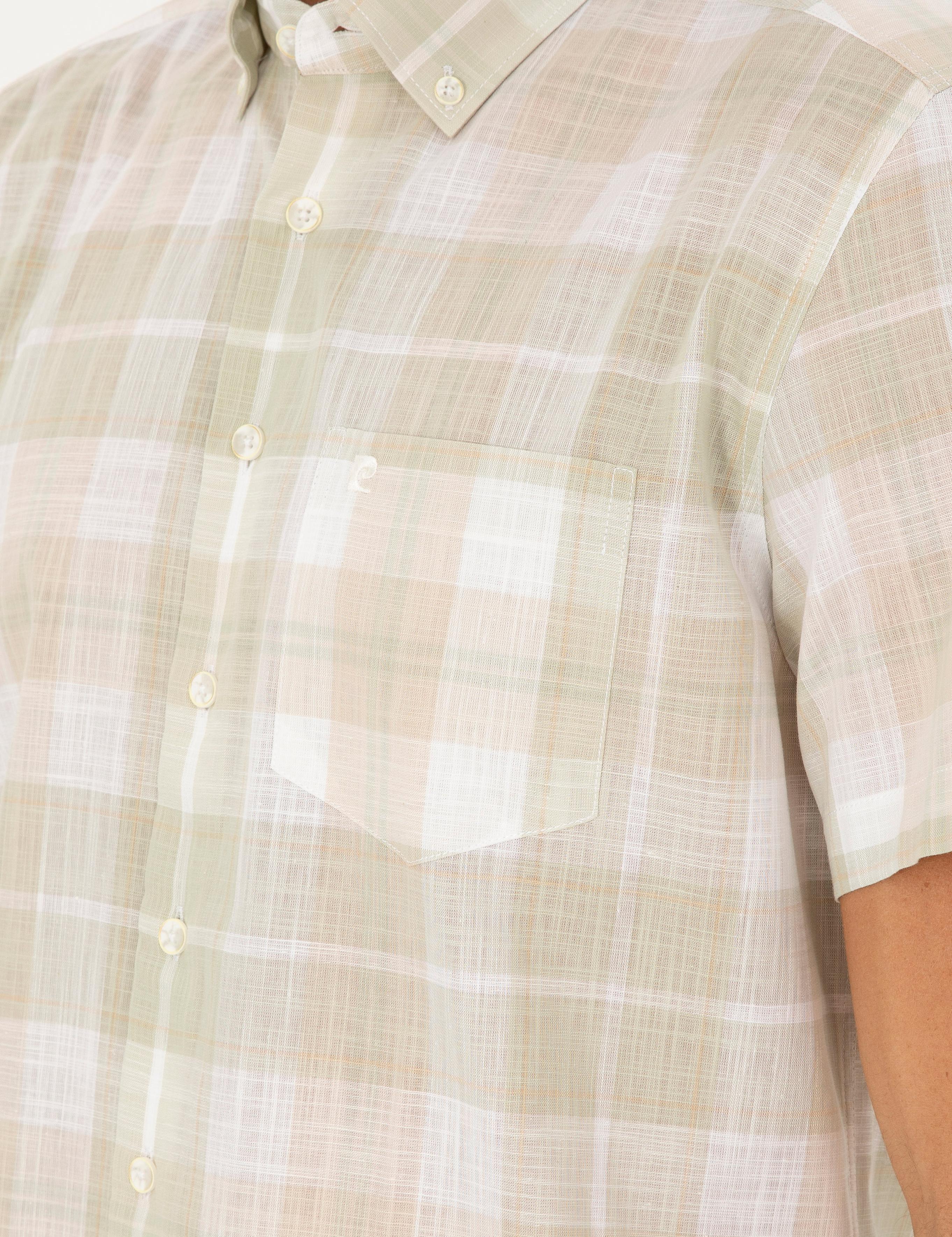 Haki Regular Fit Kısa Kollu Gömlek