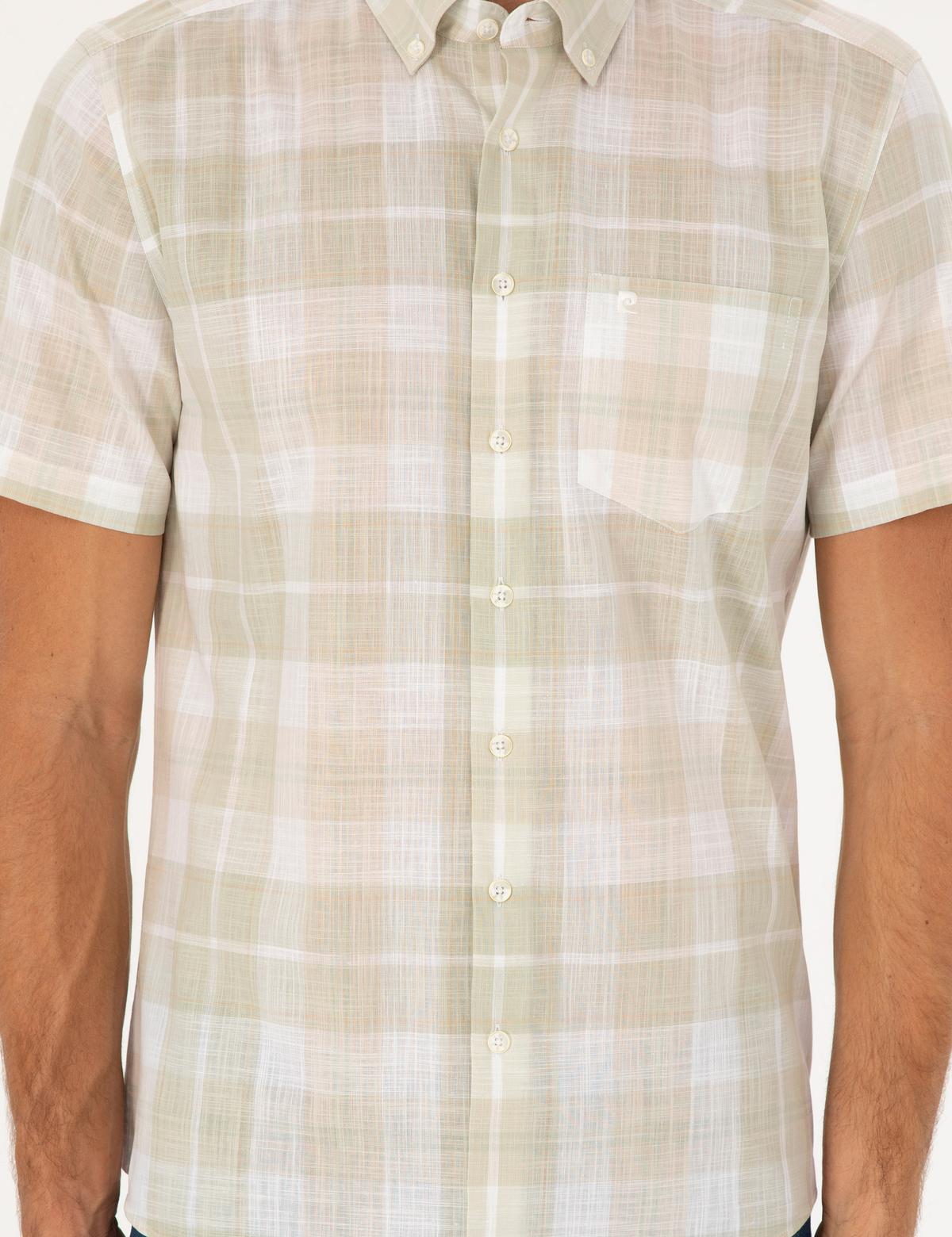 Haki Regular Fit Kısa Kollu Gömlek - 50288786027