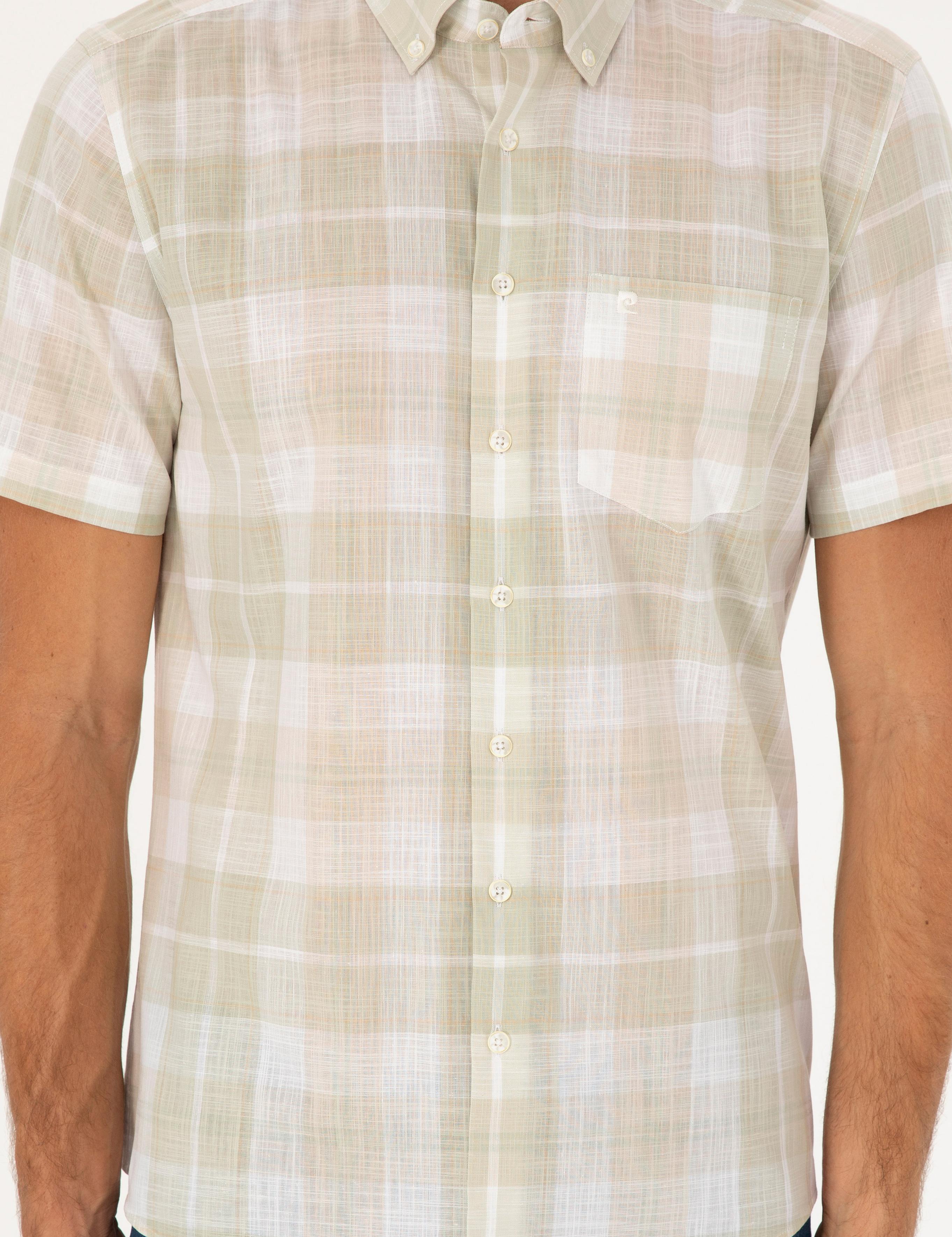 Haki Regular Fit Kısa Kollu Gömlek