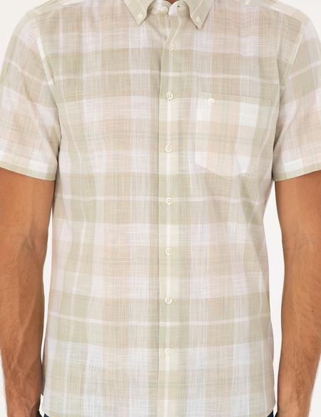 Haki Regular Fit Kısa Kollu Gömlek - 50288786027