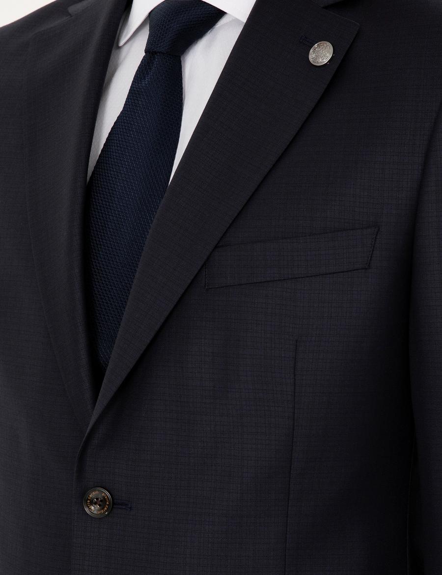 Lacivert Slim Fit Takım Elbise