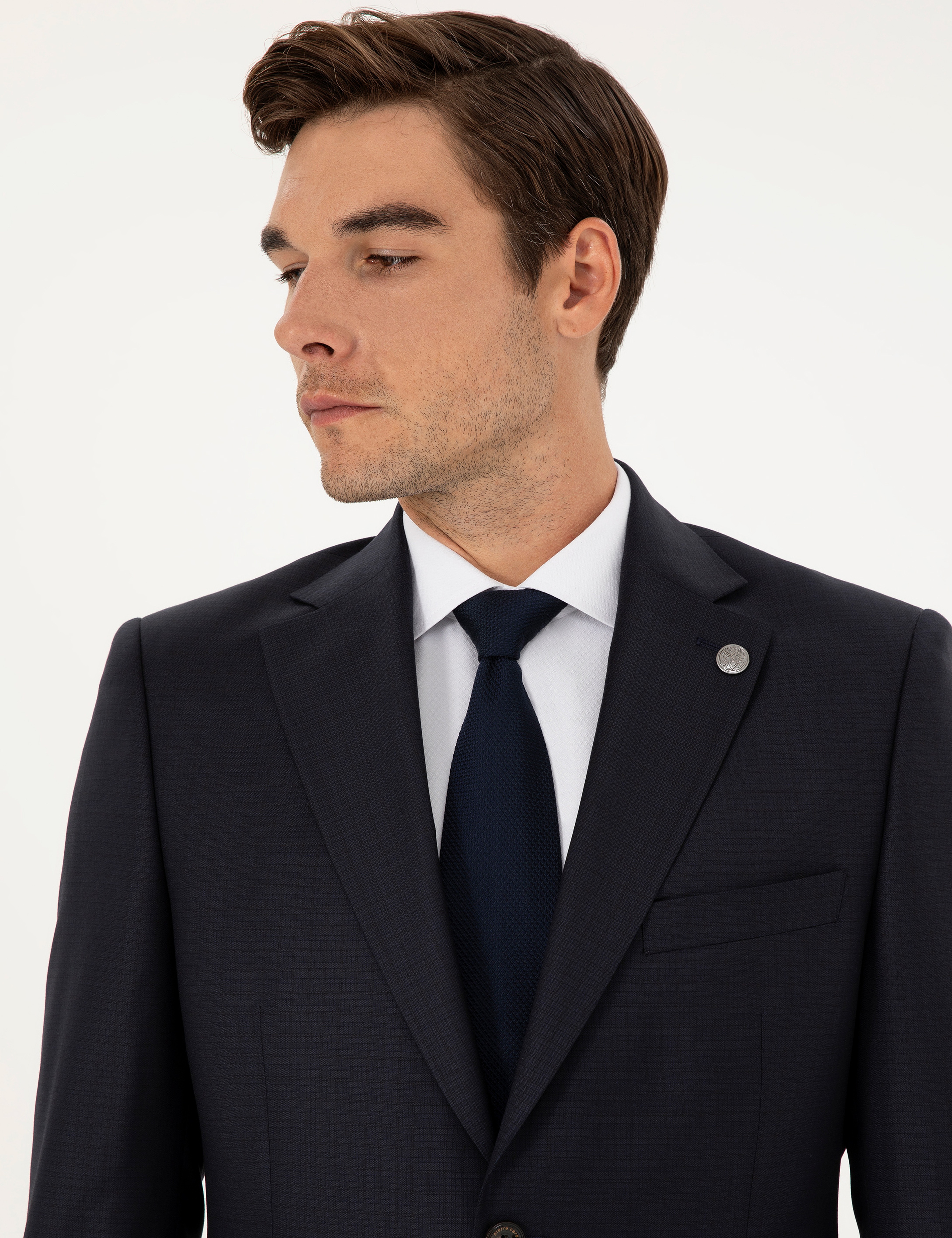 Lacivert Slim Fit Takım Elbise - Image 2