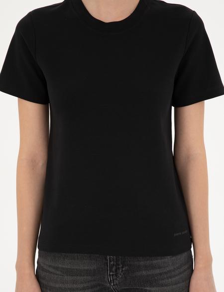 Siyah Slim Fit Tişört - 50288572013