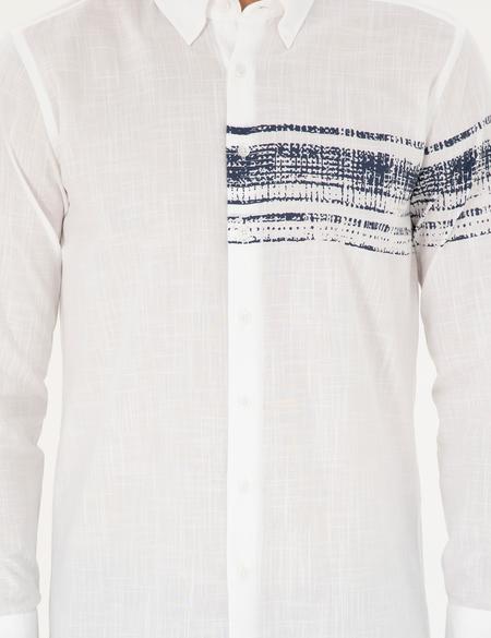 Lacivert Regular Fit Uzun Kollu Gömlek - 50289200007